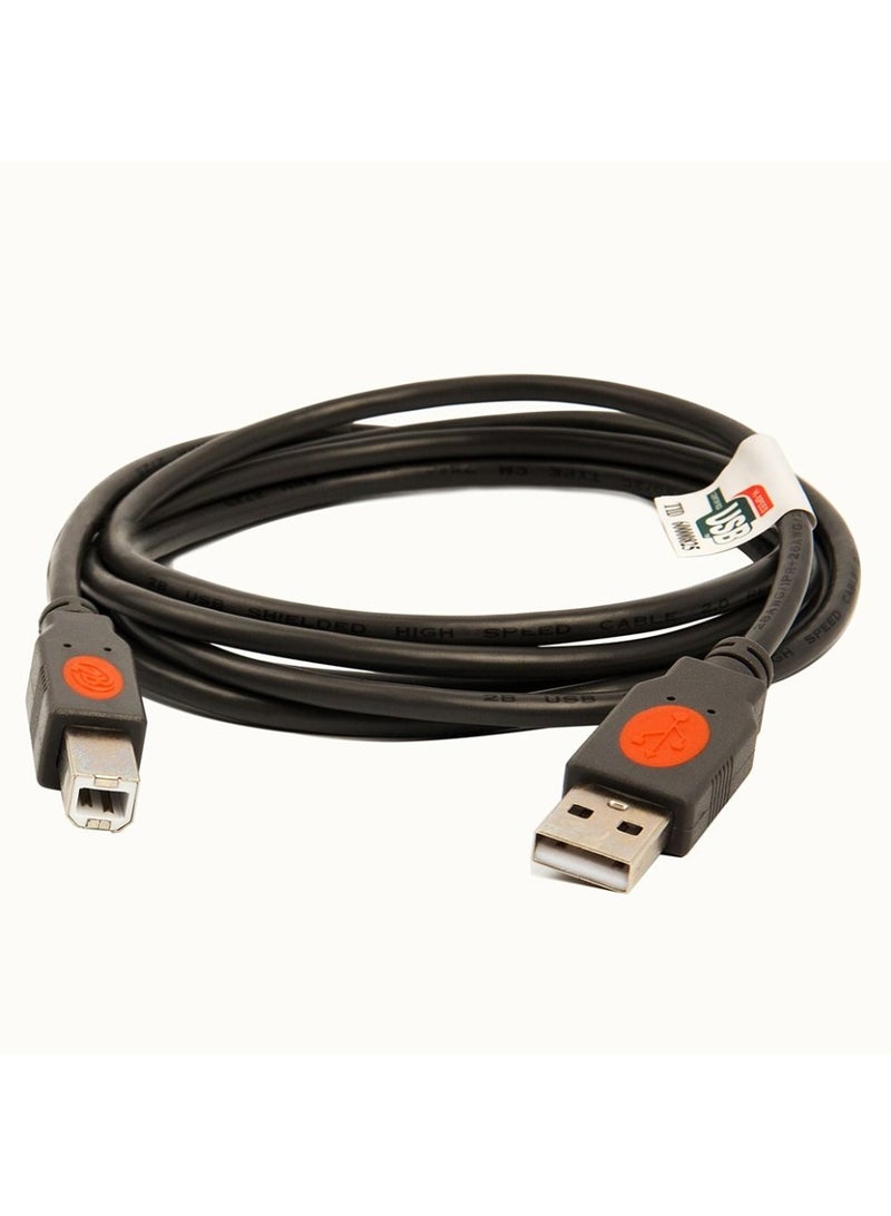 2B (DC117) - USB 2.0 Type A/B Print Cable - 1.8m - Gray