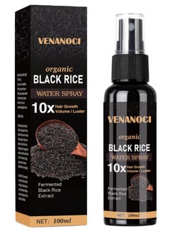 Venanoci Hair Growth Serum, Rice Water for Hair Growth for Women & Men, Hair Loss Treatment, Rice Water Spray for Damaged Dry Hair Treatment, Hair Regrowth Treatment for Thicker Longer