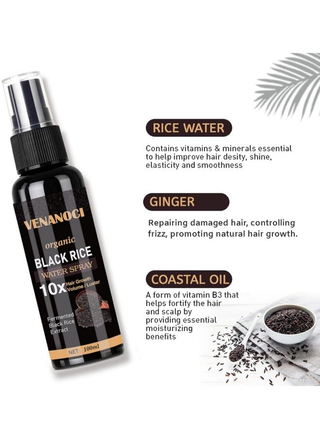 Venanoci - Venanoci Hair Growth Serum, Rice Water for Hair Growth for Women & Men, Hair Loss Treatment, Rice Water Spray for Damaged Dry Hair Treatment, Hair Regrowth Treatment for Thicker Longer - Image 1