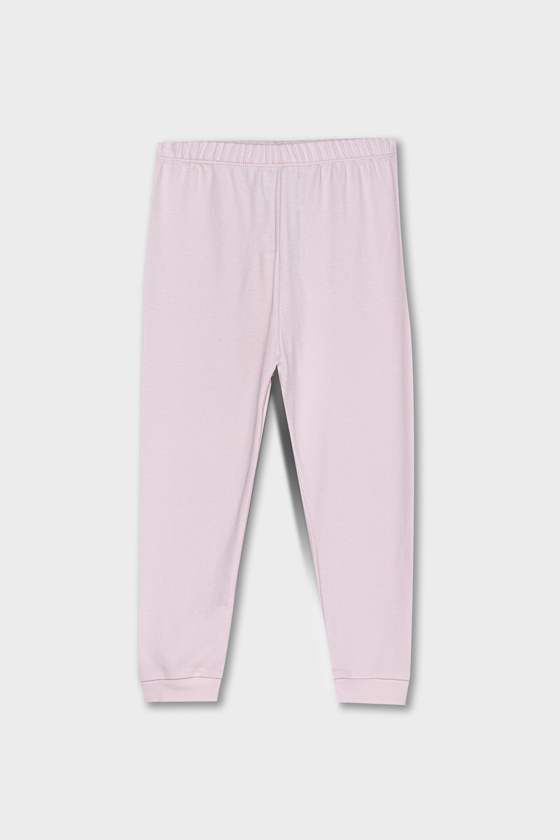 ديفاكتو طقم بيجاما بيبي بناتي بطبعة باليه قصة عادية - قطعتين - Image 2