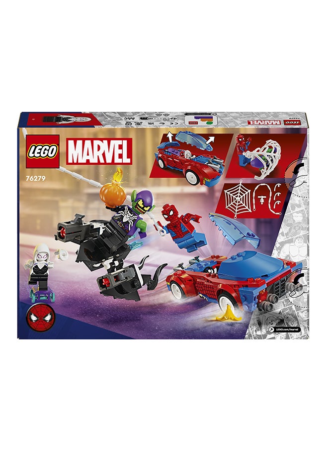LEGO 76279 Marvel Spider-Man Race Car & Venom Green Goblin Chase Action With Super Hero Minifigures And A Buildable Toy Vehicle, Kids’ Role-Play Gift For Boys And Girls Aged 7 And Over (227 Pieces)  - Image 3