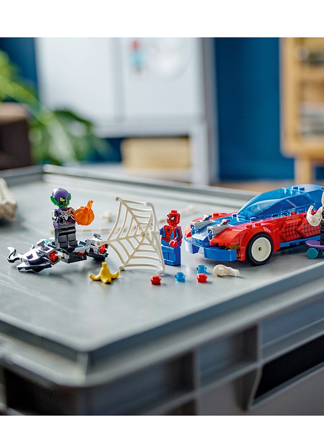 LEGO 76279 Marvel Spider-Man Race Car & Venom Green Goblin Chase Action With Super Hero Minifigures And A Buildable Toy Vehicle, Kids’ Role-Play Gift For Boys And Girls Aged 7 And Over (227 Pieces)  - Image 5