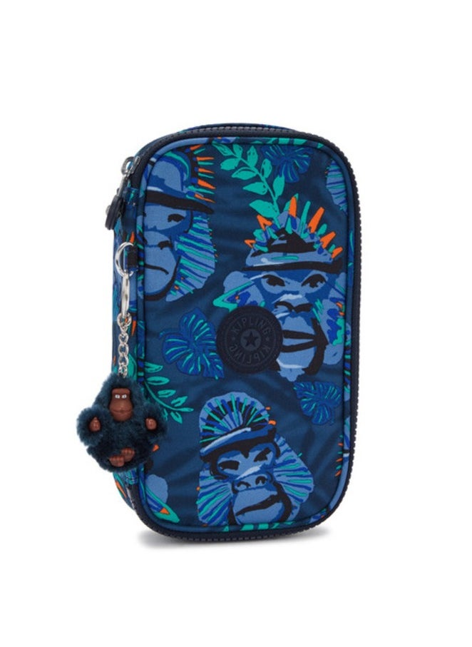 kipling 50 Pens Blue Monkey Fun Medium Pencase  - Image 4