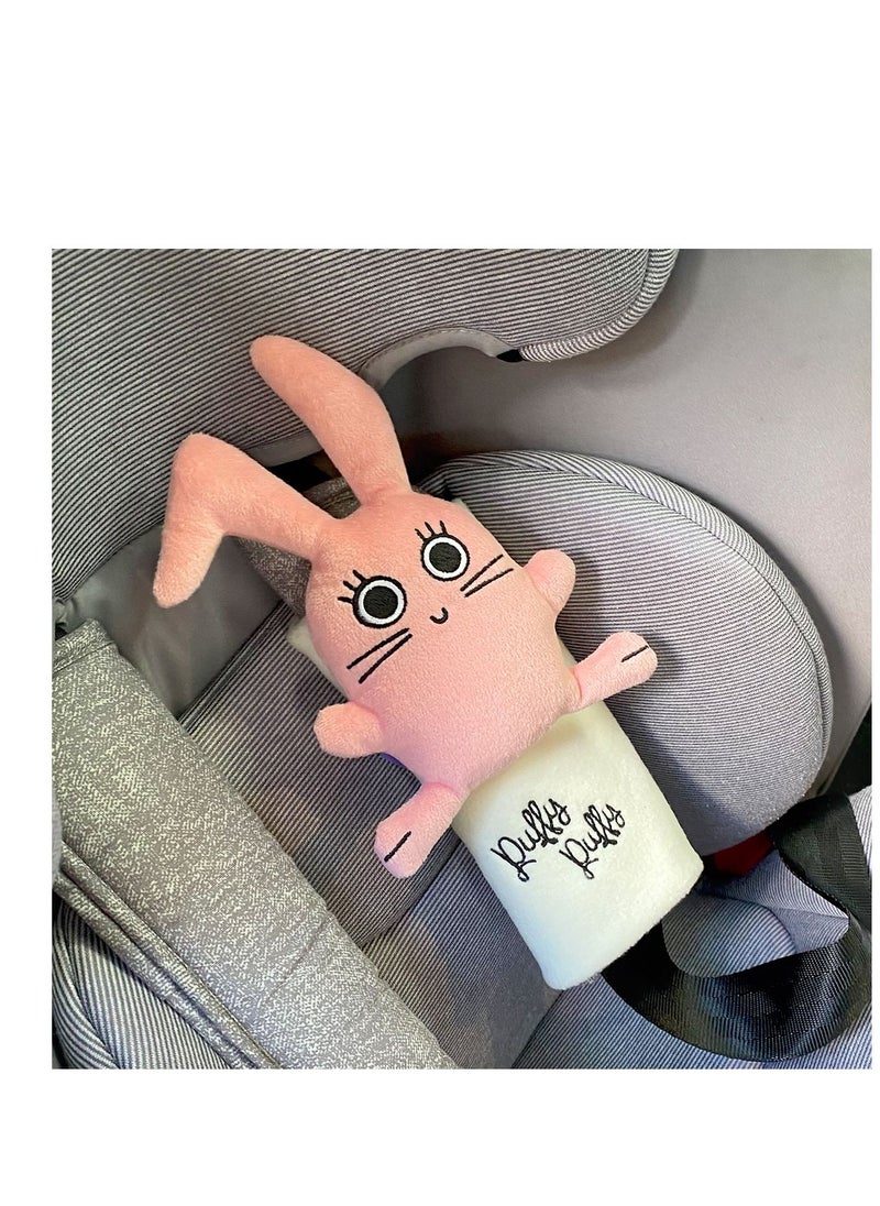 Milk & Moo Chancin and Buzzy Bee Seatbelt Pillow For Kids Ultra Soft Head Neck Shoulder Support in Car Seatbelt Strap Pad Covers for Kids Toddler Seat Belt Cushion  2 Pack  - Image 4