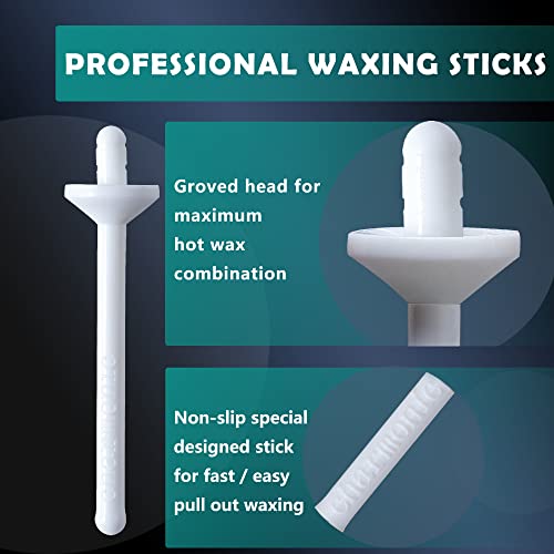 Charmonic 150 Pcs Wax Sticks, Nose Wax Kit Accessories, Waxing Sticks for Nostril Nasal Cleaning Ear Face Eyebrows Hair Removal for Men Women - Image 5