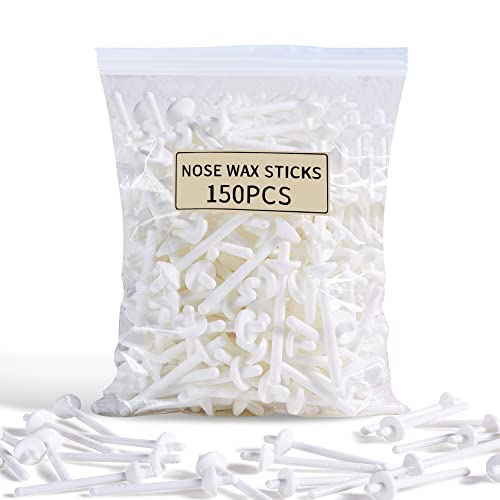 Charmonic 150 Pcs Wax Sticks, Nose Wax Kit Accessories, Waxing Sticks for Nostril Nasal Cleaning Ear Face Eyebrows Hair Removal for Men Women - Image 1