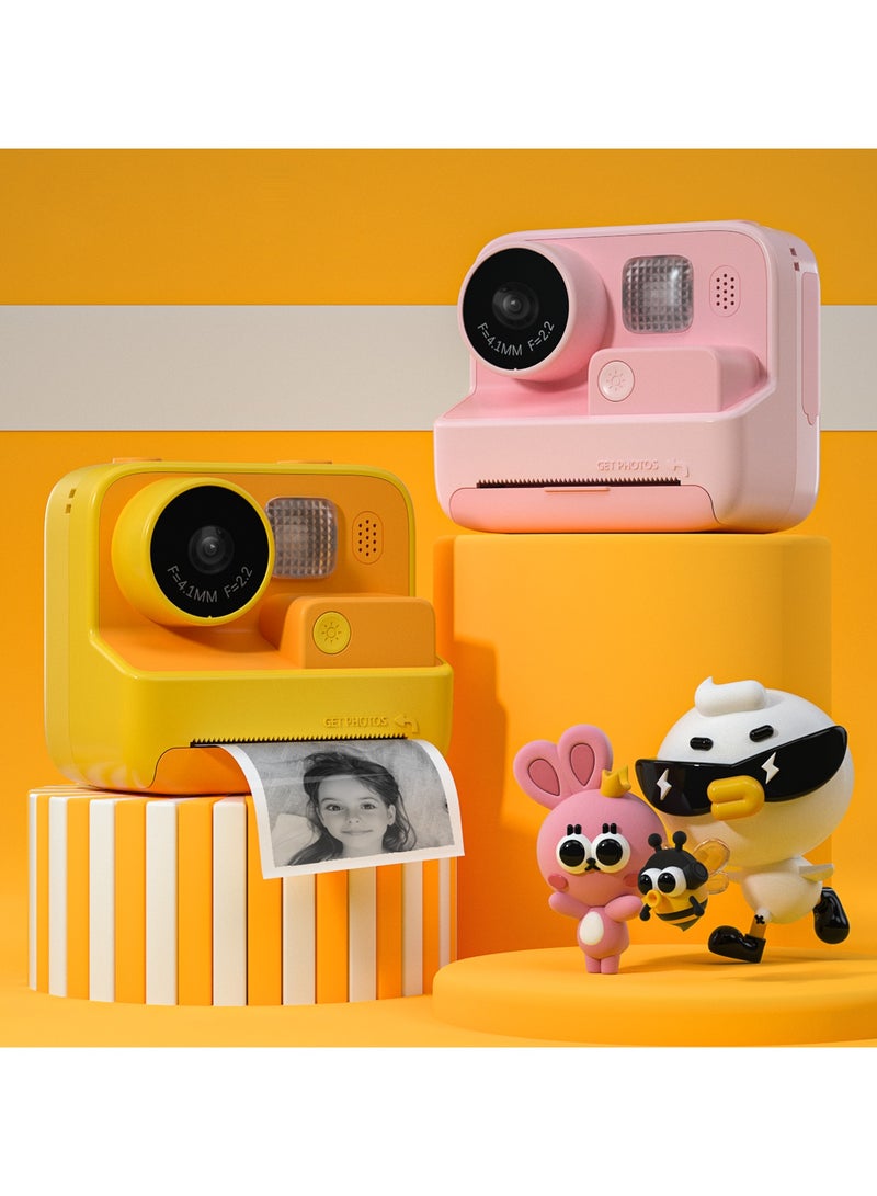 بيكوسيسي كاميرا Picocici K27 للأطفال (بدون بطاقة ذاكرة) - أصفر - Image 2