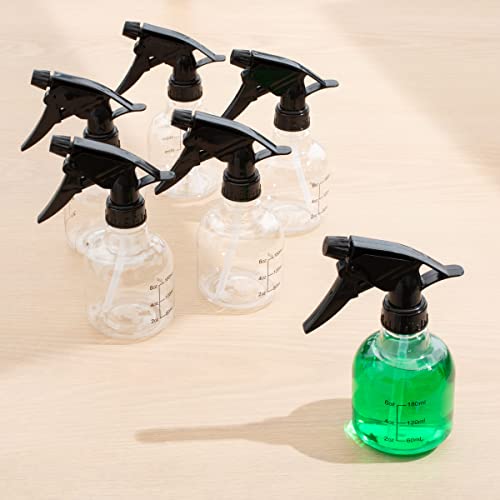 Youngever 6 Pack Empty Plastic Spray Bottles, Spray Bottles for Hair and Cleaning Solutions (8 Ounce) - Image 2