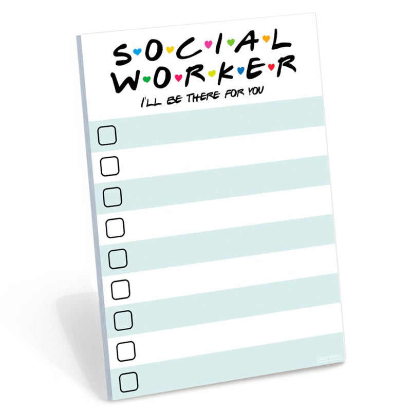 DAILY RITMO Social Worker Gift - to Do List Sticky Notes | Social Work Gifts | I'll Be There for You | Appreciation Week Bulk Gifts for Women and Men - Image 5