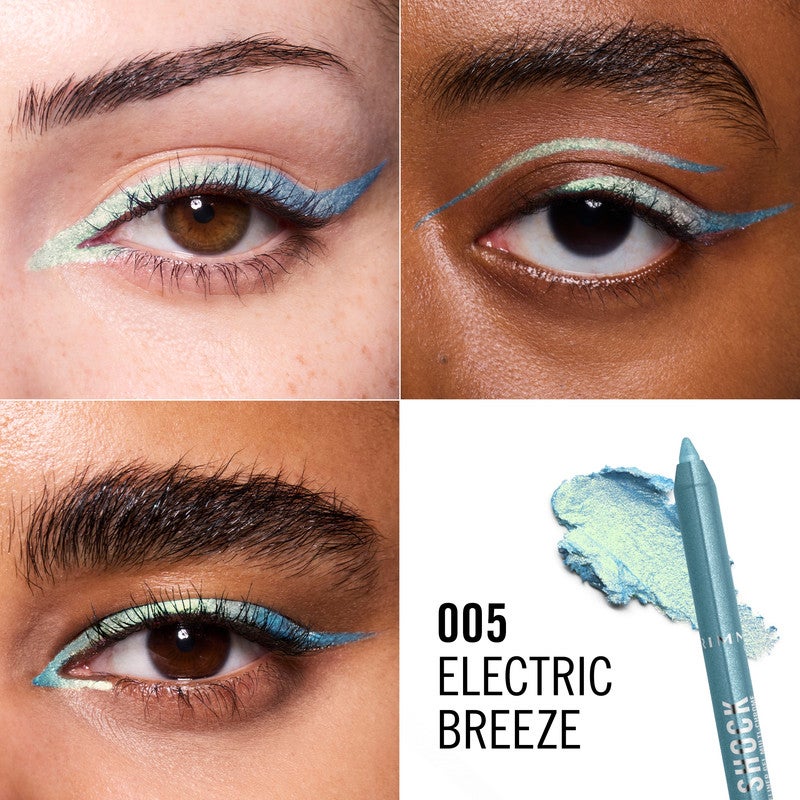 RIMMEL LONDON Thrill Seeker Multi-Chrome Gel Eyeliner - 005 - Electric Breeze, 1.2g - Image 3