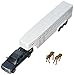 NewRay Chevrolet 143 Longhauler Silverado 4X4 with Horse Trailer and Horse Figures Black - Image 3