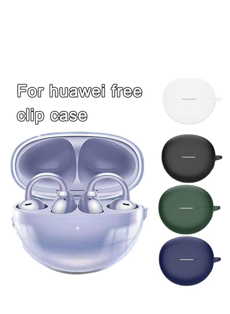 لينة سيليكون المضادة للخدش واقية من الصدمات كم متوافق مع هواوي الحرة كليب ، مع سلسلة المفاتيح ( الأحمر ) - Image 2