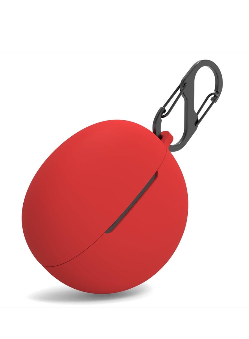 لينة سيليكون المضادة للخدش واقية من الصدمات كم متوافق مع هواوي الحرة كليب ، مع سلسلة المفاتيح ( الأحمر ) - Image 4