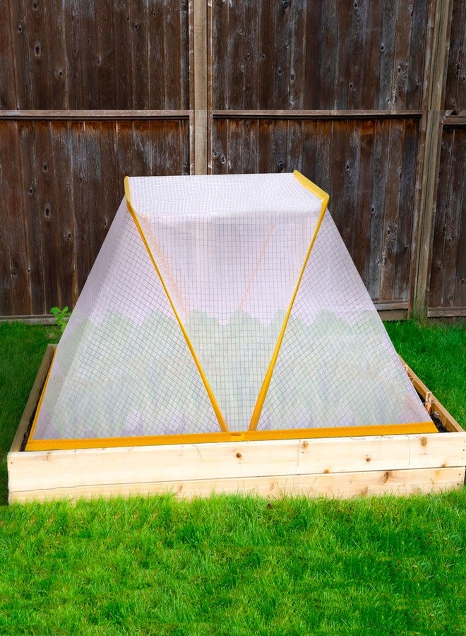 DECOHS 2 Pcs Garden Row Accelerator Plants Cover, 32.2" x 13" x 14.1" Foldable Raised Garden Beds Vegetable Rows Plant Protector, Plant Net Cage Guard Greenhouse Cover for Protect Vegetable Fruit from Animal - Image 5
