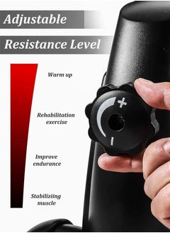 DBLEW Under Desk Mini Pedal Exerciser Bike Portable Foot Cycle Arm & Leg Peddler Machine Adjustable Resistance Small Stepper Fitness Training Equipment for Home Gym Physiotherapy for Women and Men  - Image 2