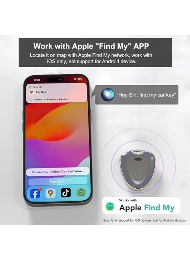 Bluetooth Key Finder Compatible with Apple Find My – IPX6 Waterproof Smart Item Tracker for Keys, Wallet & Luggage (iOS Only) - Image 4