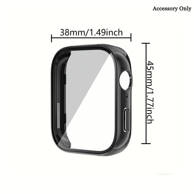 Compatible With Huawei Fit 4 Watch Case For HUAWEI Fit 4 Pro Ultra Thin Hard PC Cover With Tempered Glass Screen Protector Scratch Resistant Stylish Design Ivory White Plus Black Accessories Only Ideal Gift Choice - Image 3