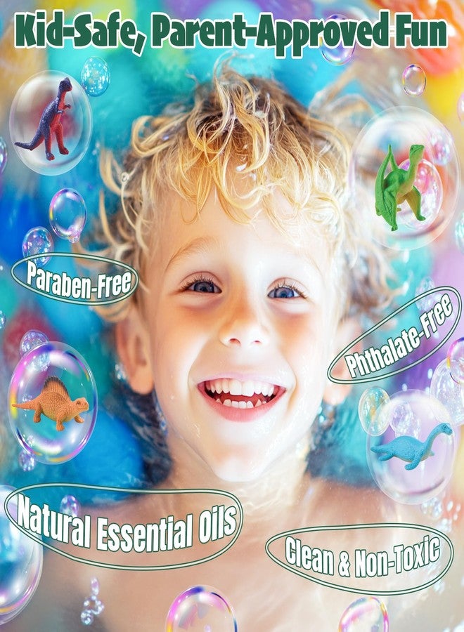 JuraFizz Dinosaur Bath Bombs for Kids with Surprise Inside, 10 Pack Natural Dino Eggs with Exclusive Carnivorous Dinosaur Toys, Fizzing Fun Gifts for Boys Girls, Dinosaur Toys for Kids Ages 3-9 - Image 3