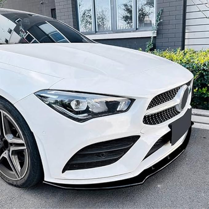 FINMOKAL شفاط أمامي أسود لامع متوافق مع بنز CLA Class C118 X118 2020-2023 - Image 2