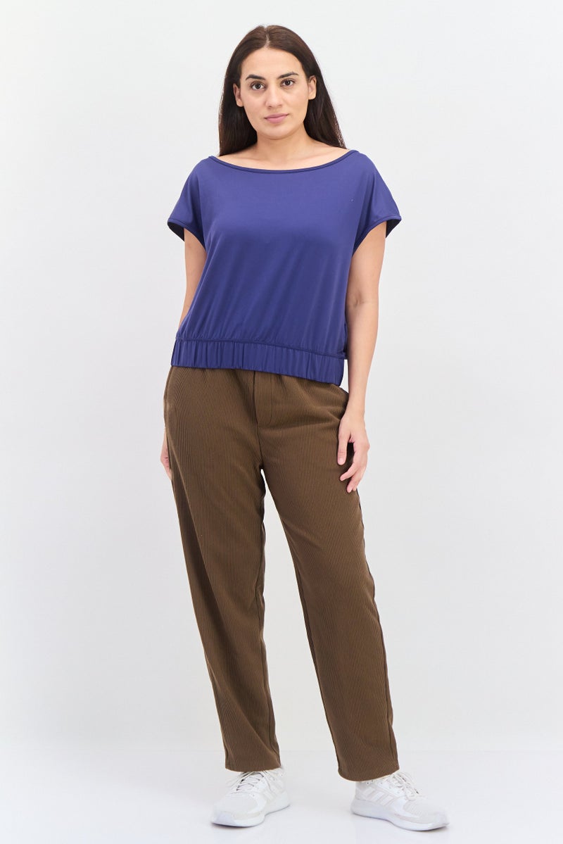 asics Women Relaxed Fit Sleeveless Outdoor Top, Navy - Image 4