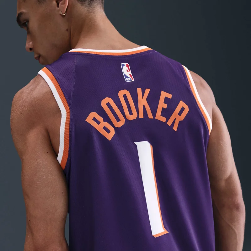 Nike Purple NBA Phoenix Suns 2023/24 Icon Edition Dri-FIT Swingman Jersey for Men | Best Price UAE