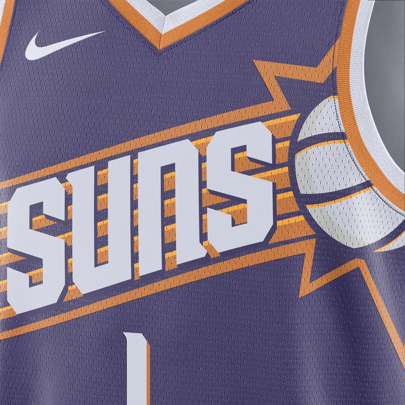 Nike Purple NBA Phoenix Suns 2023/24 Icon Edition Dri-FIT Swingman Jersey for Men | Best Price UAE
