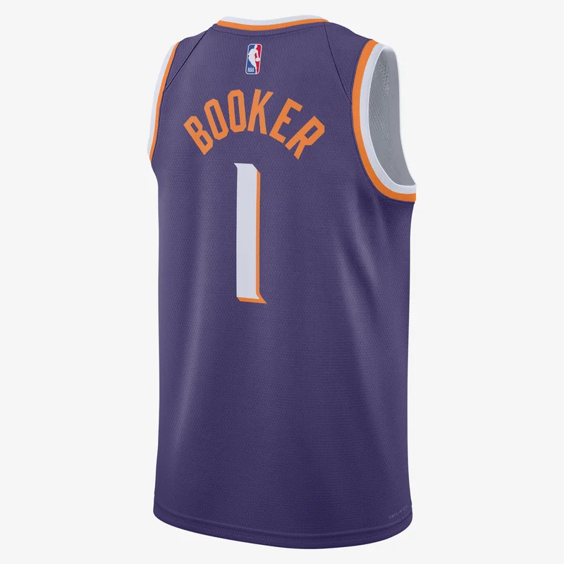 Nike Purple NBA Phoenix Suns 2023/24 Icon Edition Dri-FIT Swingman Jersey for Men | Best Price UAE