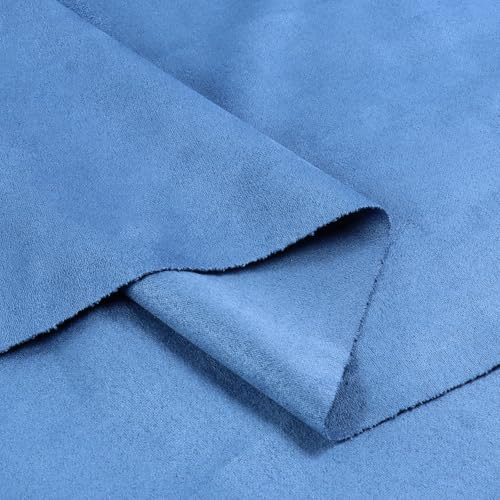 4Bang Upholstery Suede Fabric Soft & Smooth Suede Cloth Double-Sided Suede Material Furniture and Car Upholstery for Sofa,Chairs,Pillows,Vehicle Door Panel, Roof (36inchx60inch, Dark Blue) - Image 2
