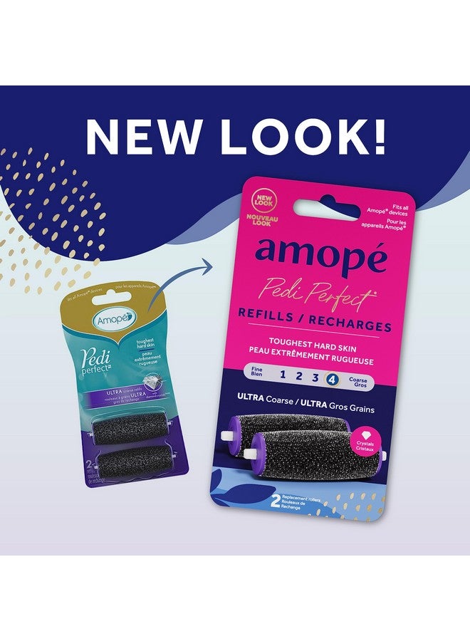 Amope Amope Pedi Perfect Electronic Foot File Refills - Ultra Coarse, Removes Hard and Dead Skin - 2 Count  - Image 2