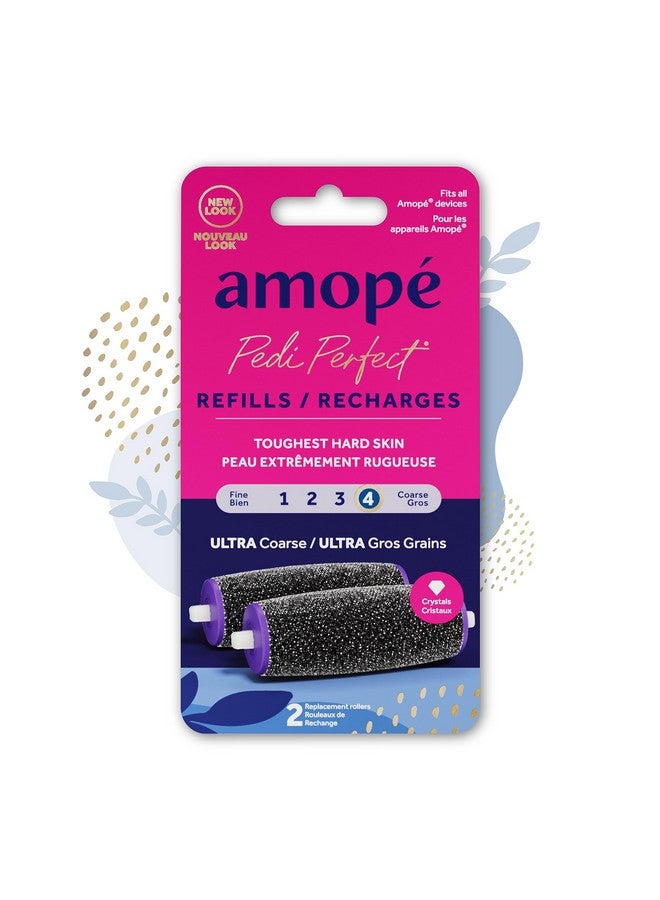Amope Amope Pedi Perfect Electronic Foot File Refills - Ultra Coarse, Removes Hard and Dead Skin - 2 Count  - Image 1