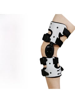 Factory wholesale adjustable unilateral knee joint knee brace correction knee Varus orthosis brace orthosis Grey-Right Foot
