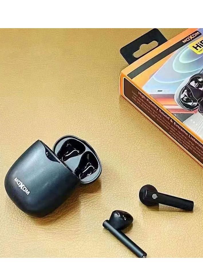 MOXOM MX-WL39 Bass Pro Wireless Bluetooth 5.1 Earbuds with Charging Case HIFI Handsfree TWS Earbud Earphone - Image 5