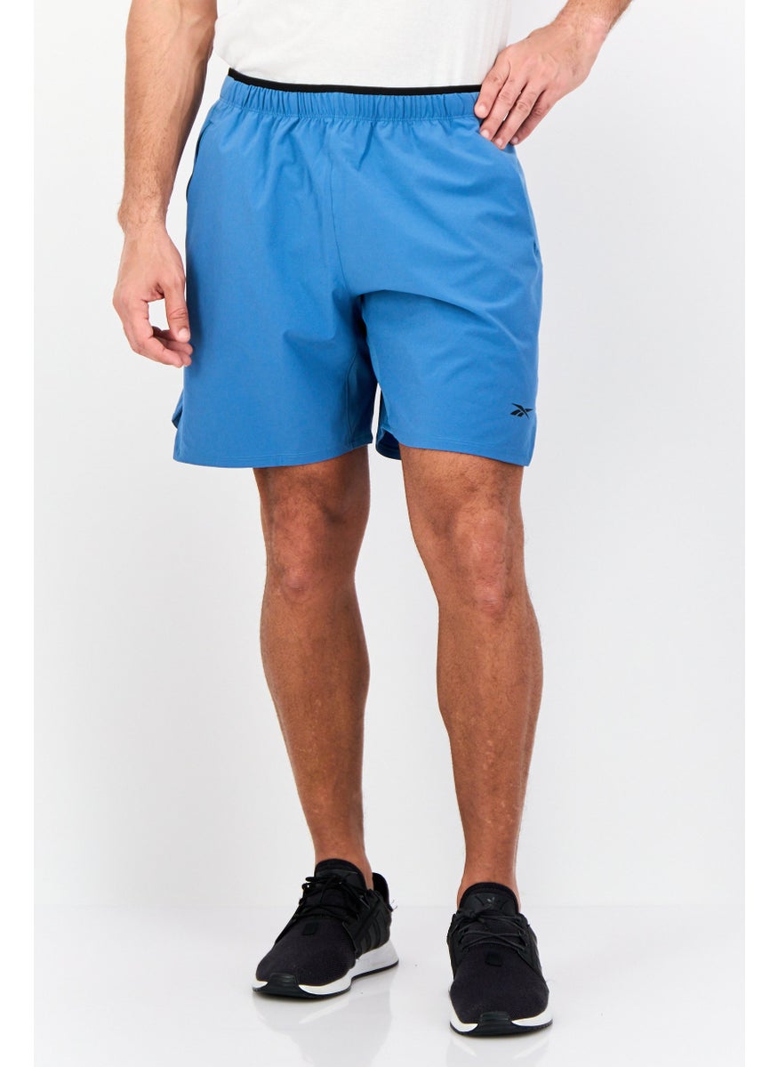 Reebok Men Sportswear Fit Training Shorts, Blue  - Image 1