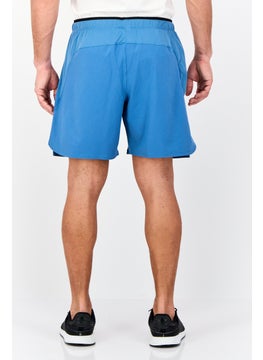 Reebok Men Sportswear Fit Training Shorts, Blue  - Image 3
