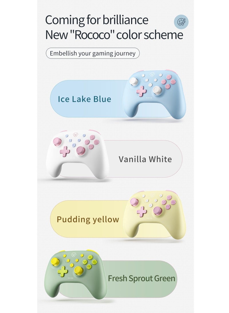 AOLION Game Controller Hall Effect Joysticks Analog Triggers Wireless Pro/HD/Rotory Vibration Compatible with Switch/PC/Android/iOS/Steam Deck - Image 2