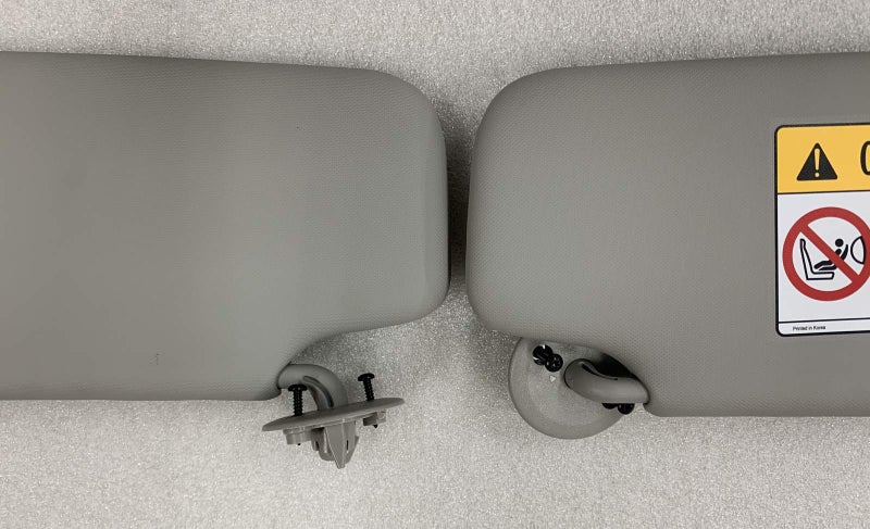 Chevrolet Interior Sun Visor Shade LH+RH 2P Gray for GM Sonic 2012+ OEM Parts - Image 3