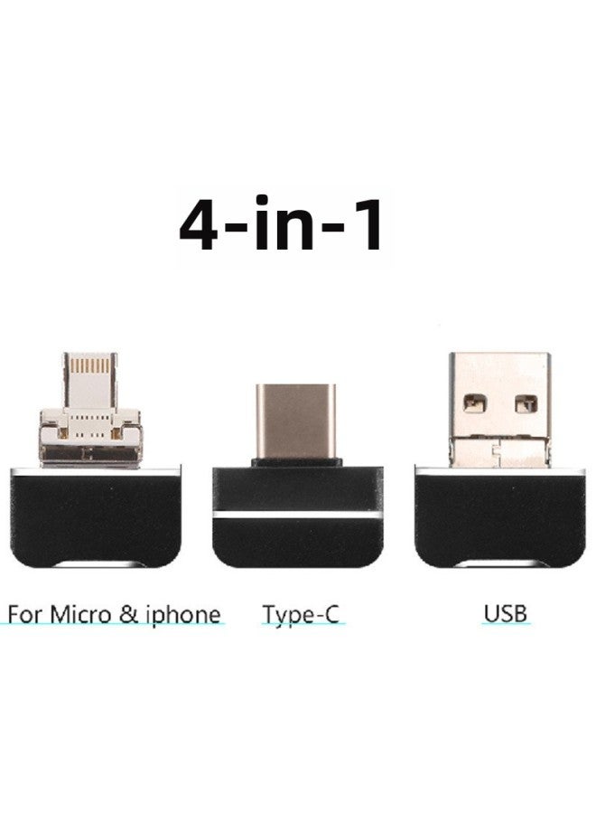 USB Flash Drive Large Memory Multi-function USB Flash Drive Sufficient High-speed Switchable Plug Mobile Phone USB Flash Drive Large Capacity-Colour:Rose Gold (large Window White Liner)-Capacity:32GB - Image 5