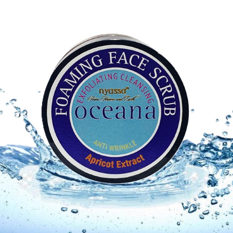 Nyassa Foaming Scrub - Exfoliating Cleansing Face and Body Scrub with Apricot Extract and Beads | 35gm - Image 1