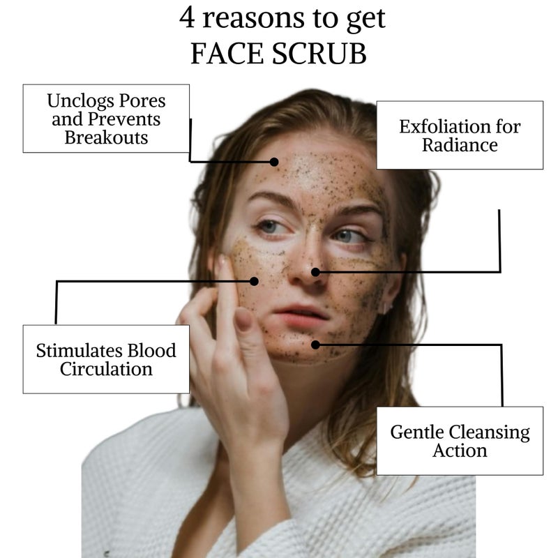 Nyassa Foaming Scrub - Exfoliating Cleansing Face and Body Scrub with Apricot Extract and Beads | 35gm - Image 3