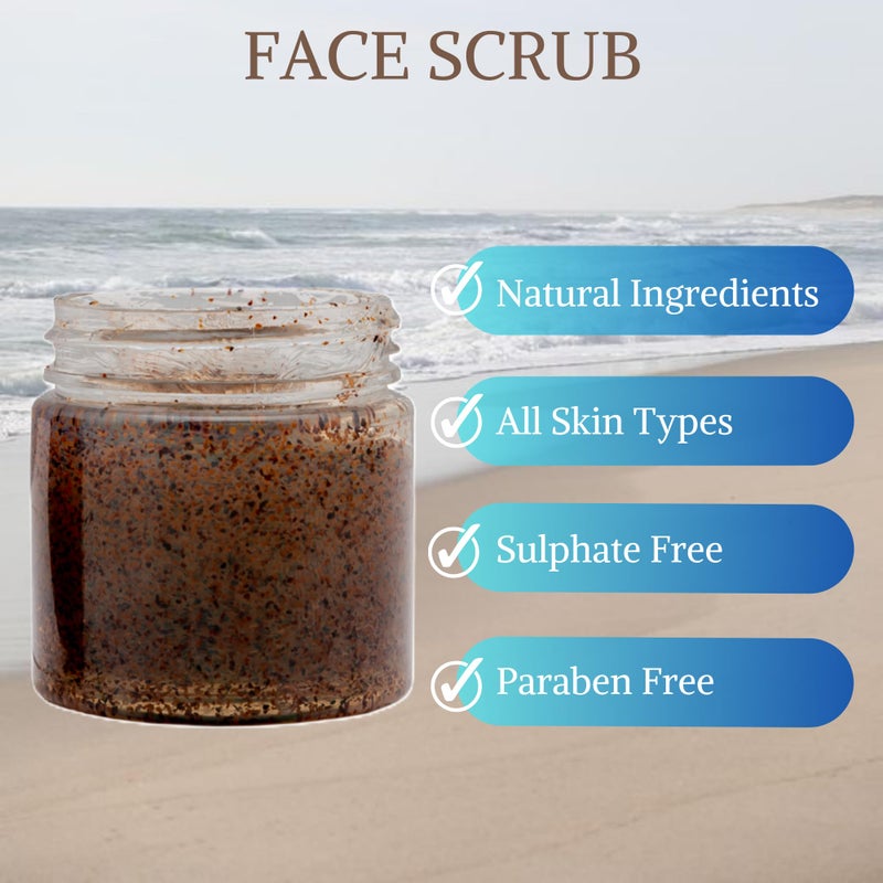 Nyassa Foaming Scrub - Exfoliating Cleansing Face and Body Scrub with Apricot Extract and Beads | 35gm - Image 5