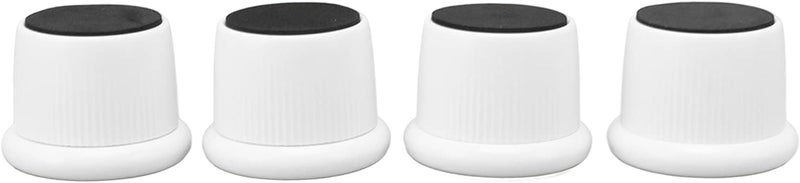 Furniture Risers, 4Pcs Chair Pads Height Adjustablebed Riser Chair Leg Protectors Sofa Leg Risers for Home Bedroom(White) - Image 1