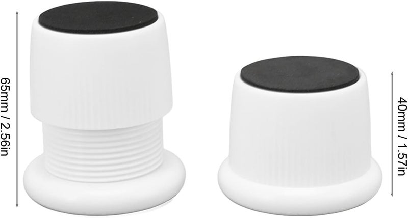 Furniture Risers, 4Pcs Chair Pads Height Adjustablebed Riser Chair Leg Protectors Sofa Leg Risers for Home Bedroom(White) - Image 4