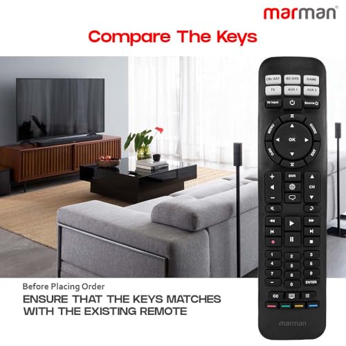 marman® Compatible with Bose Soundbar System Remote Control Original Suitable for Model RC-PWSII Bo-se Solo 5, Solo 15/10 Sound Bar Without Bluetooth Functionality - Image 5