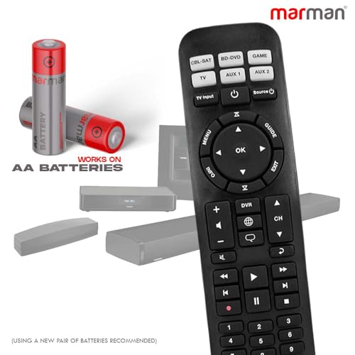 marman® Compatible with Bose Soundbar System Remote Control Original Suitable for Model RC-PWSII Bo-se Solo 5, Solo 15/10 Sound Bar Without Bluetooth Functionality - Image 3