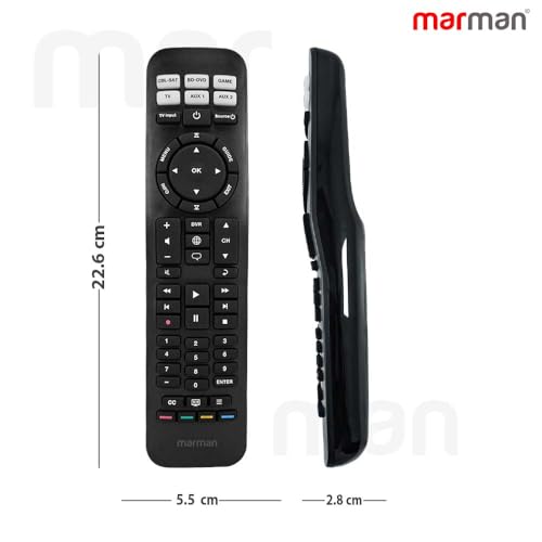 marman® Compatible with Bose Soundbar System Remote Control Original Suitable for Model RC-PWSII Bo-se Solo 5, Solo 15/10 Sound Bar Without Bluetooth Functionality - Image 2