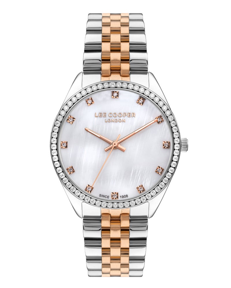 LEE COOPER Women’s Analog White MOP Dial Watch – LC07831.520 - Image 1