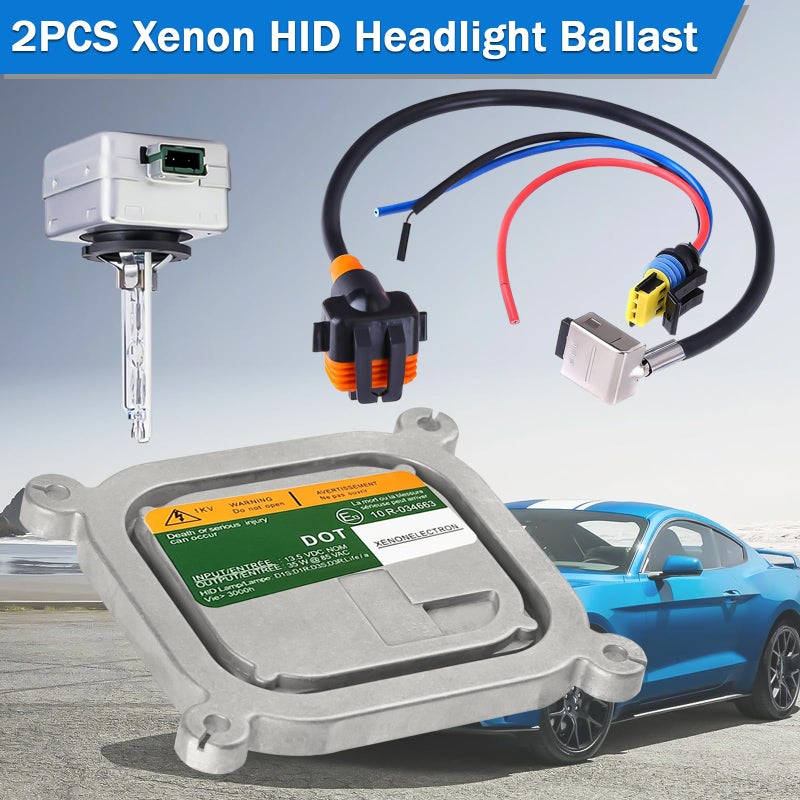 Generic Plobeda 8A5Z-13C170-A Xenon Headlight Ballasts Compatible with Ford Mustang Edge Escape Explorer F150 Flex Taurus 2010-2019 with D3S Bulb  - Image 2