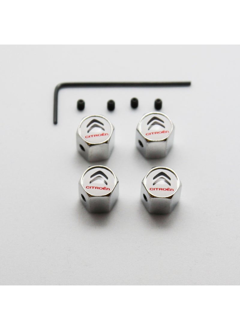 Ripido Citroen Valve Cover Allen Model Silver Color Safe Against Theft 