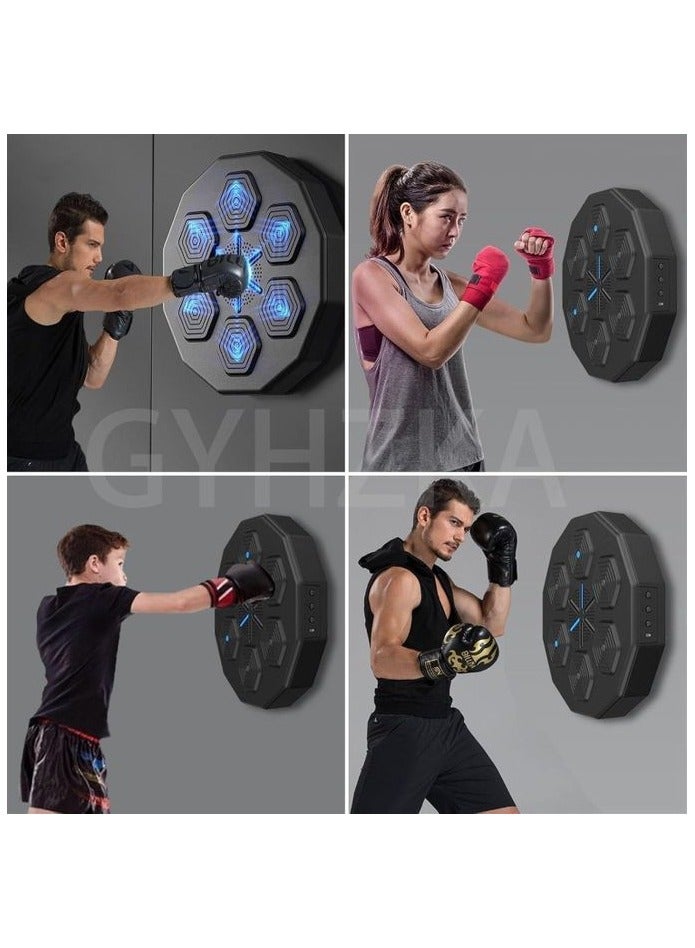 Generic Smart Music Boxing Machine with 9 LED Training Modes, Can Play Music and Connect to Bluetooth for Home Exercise - Image 5