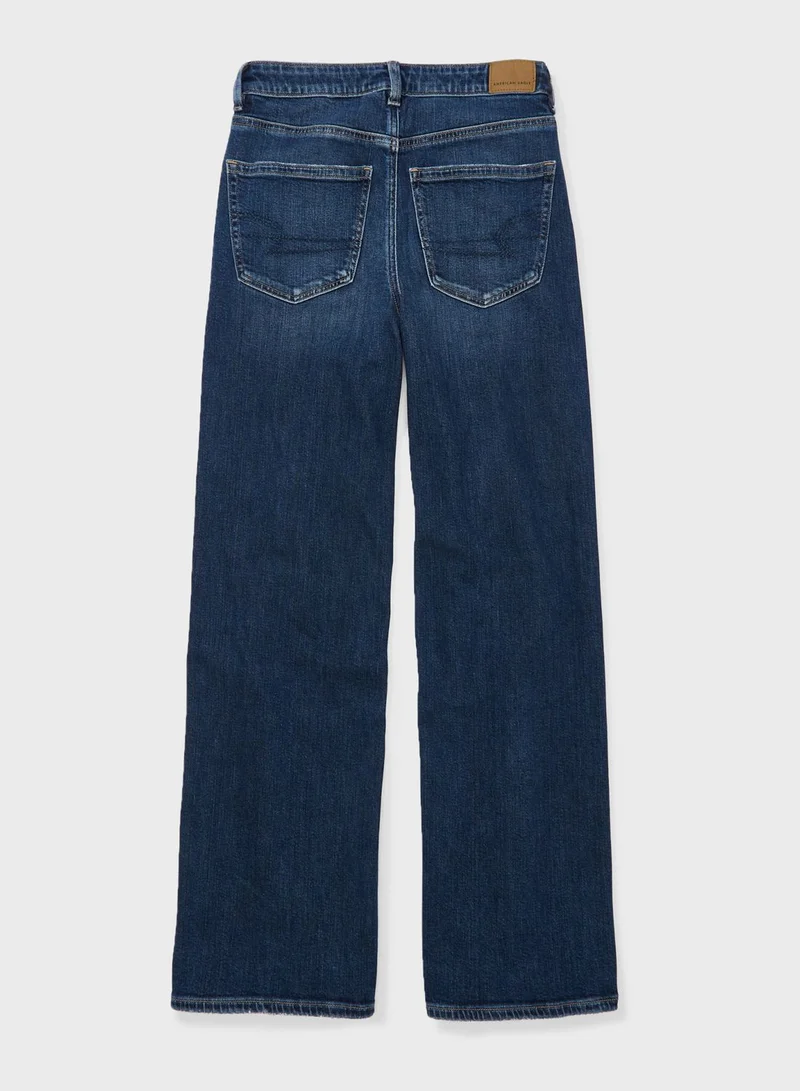 امريكان ايجل High Waist Ripped Jeans